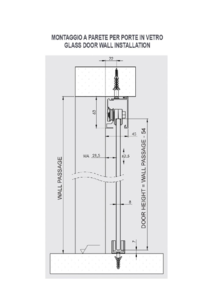 OZONE 120 üveg tolóajtó rendszer - mennyezeti rögzítés - műszaki adatlap