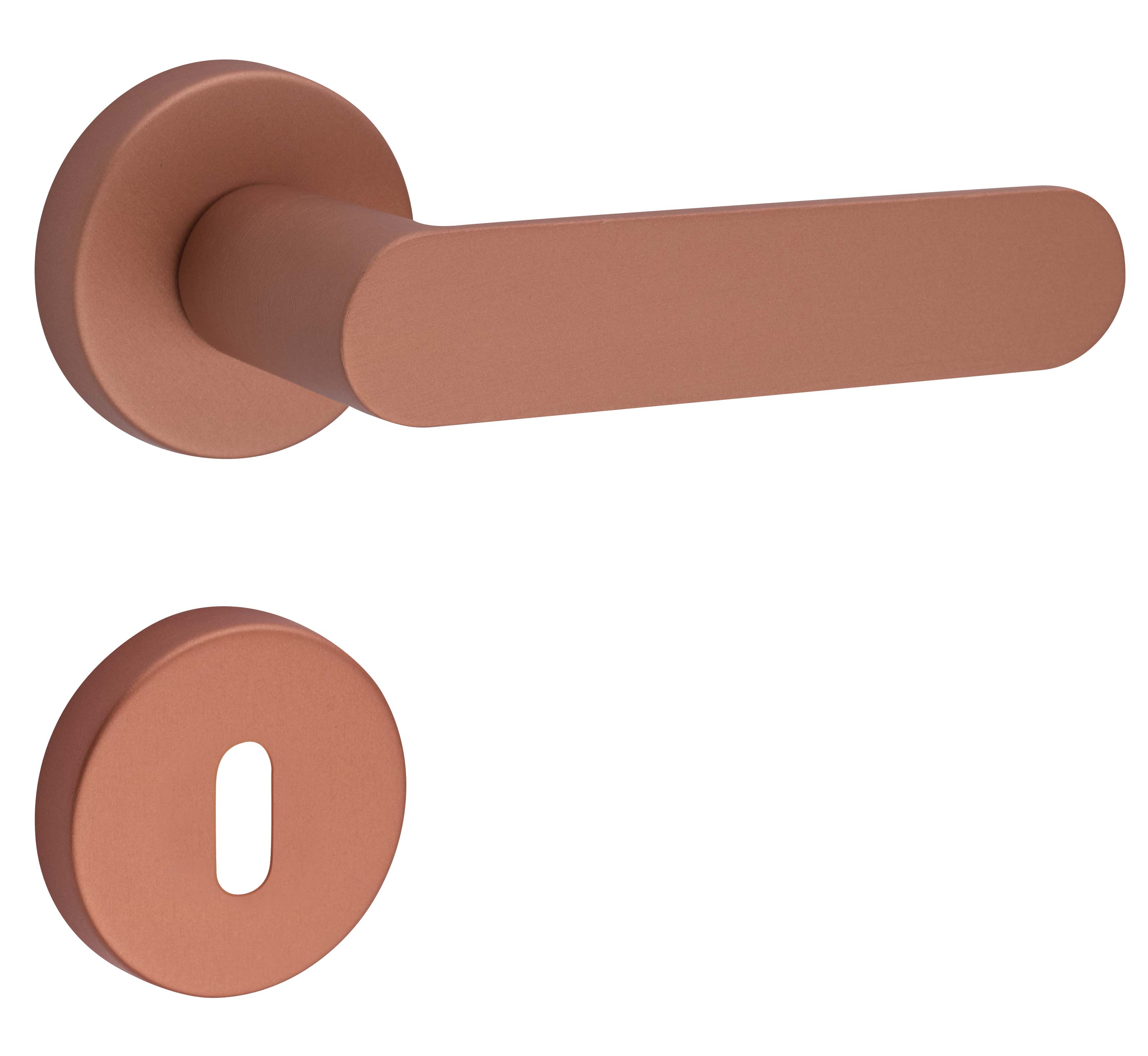 Maestro design kilincsek - SHAPE, matt vörösréz