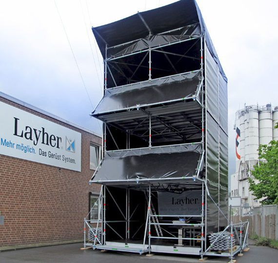 Layher Event rendezvénytechnikai rendszer