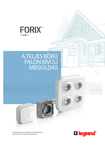 Forix IP44 vízmentes szerelvények - általános termékismertető
