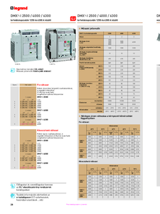 DMX³-I 2500 / 4000 / 6300 terheléskapcsolók <br>
(Energiaelosztási katalógus 1.) - részletes termékismertető