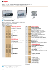 DPX-IS terhelésszakaszoló kapcsolók, terheléskapcsolók <br>
(Legrand katalógus 2020-2021 / 142. és 145. oldal) - részletes termékismertető