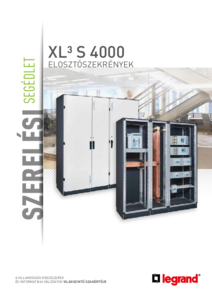 XL³ S 4000 elosztószekrények - szerelési útmutató