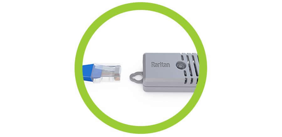 Raritan SmartSensors rack érzékelők - plug&play csatlakoztathatók
