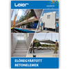 Leier előregyártott betonelemek - részletes termékismertető