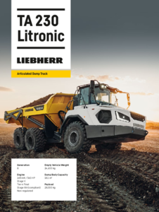 Liebherr TA 230 Litronic - részletes termékismertető