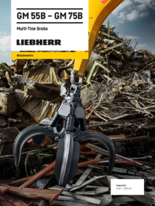 Liebherr GMM 50-5 polipmarkoló - műszaki adatlap