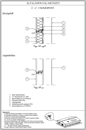 Általános fal-metszet - C-C csomópont - CAD fájl