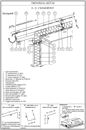 Ereszkialakítás (hőszigetelt) - E-E csomópont - CAD fájl