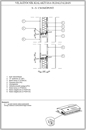 Világítócsík kialakítása oldalfalban - S-S csomópont - CAD fájl