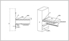 Lindab Floor födémrendszer - Tartószerkezeti tervcsomag<br>
Falhoz kapcsolódó födémszél - Szögacéllal megtámasztva - CAD fájl