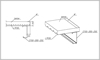 Lindab Floor födémrendszer - Tartószerkezeti tervcsomag<br>
Szabad födémszegély - Gerendákkal párhuzamosan - CAD fájl