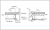 Lindab Floor födémrendszer - Tartószerkezeti tervcsomag<br>
Korlát rögzítése - Gerendákra merőlegesen - CAD fájl