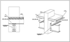Lindab Floor födémrendszer - Tartószerkezeti tervcsomag<br>
Vasbeton vázhoz csatlakozás - Oszlopok közötti gerendával - CAD fájl