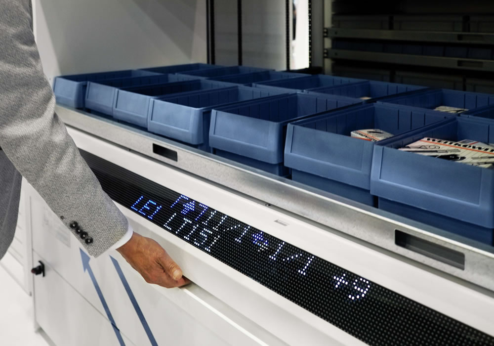 Hänel LED matrix - felhasználóbarát cikkazonosítás és áttekinthető komissiózás