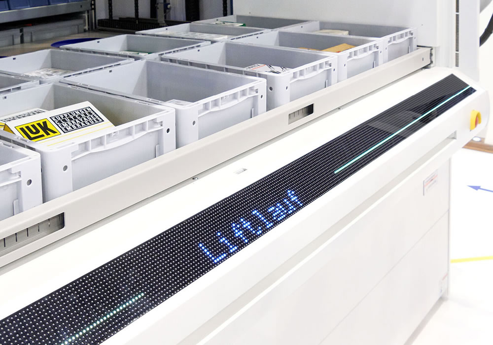 Hänel LED matrix - felhasználóbarát cikkazonosítás és áttekinthető komissiózás