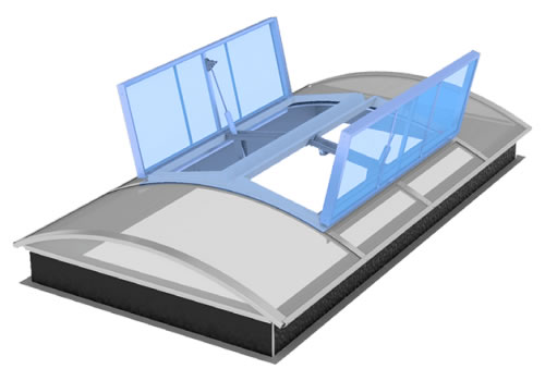 Bluevoute Therm sáv-felülvilágítók