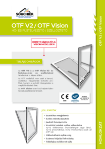 OTF V2 / OTF Vision hő- és füstelvezető, szellőztető ablakszárnyak - általános termékismertető