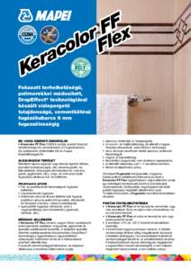 Keracolor FF Flex fugázóhabarcs - részletes termékismertető