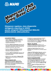 Mapecoat TNS Grey Base Coat alapozó - részletes termékismertető
