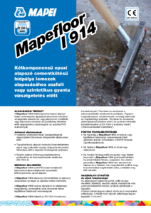 Mapefloor I 914 alapozó - részletes termékismertető