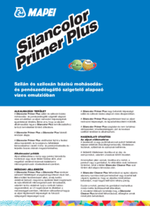 Silancolor Primer Plus fertőtlenítő alapozó - részletes termékismertető