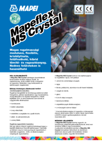 Mapeflex MS Crystal hézagkitöltő - részletes termékismertető