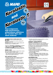 Keralastic T ragasztóhabarcs - részletes termékismertető