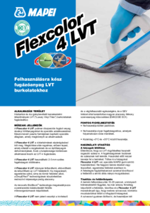 Flexcolor 4 LVT fugázóhabarcs - részletes termékismertető