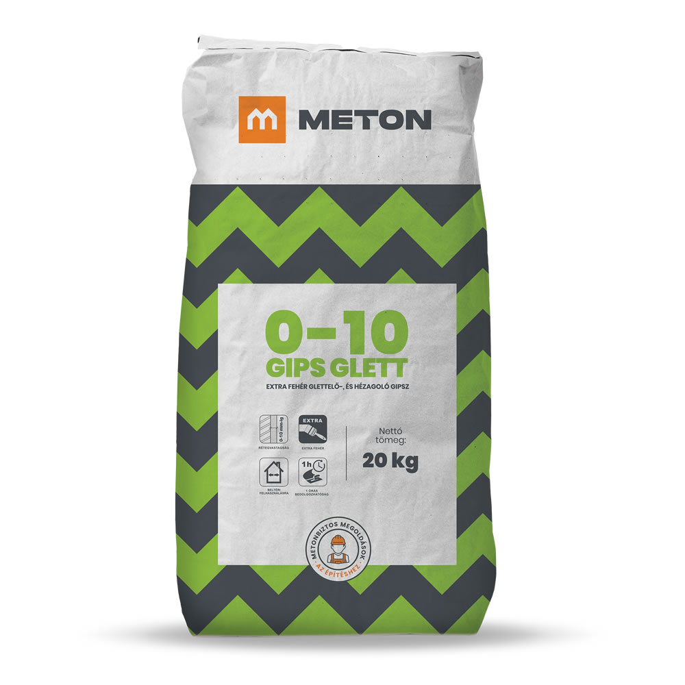 METON 0-10 GIPS GLETT glettelő és hézagoló gipsz