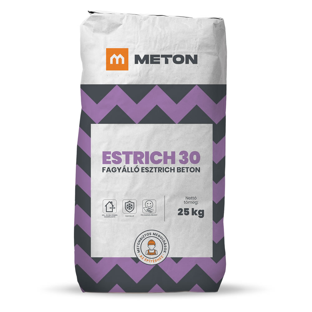 METON Estrich 30 fagyálló esztrich beton