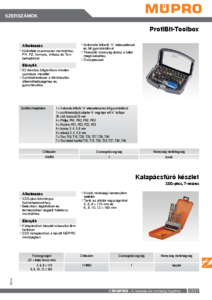 ProfiBit-Toolbox - részletes termékismertető