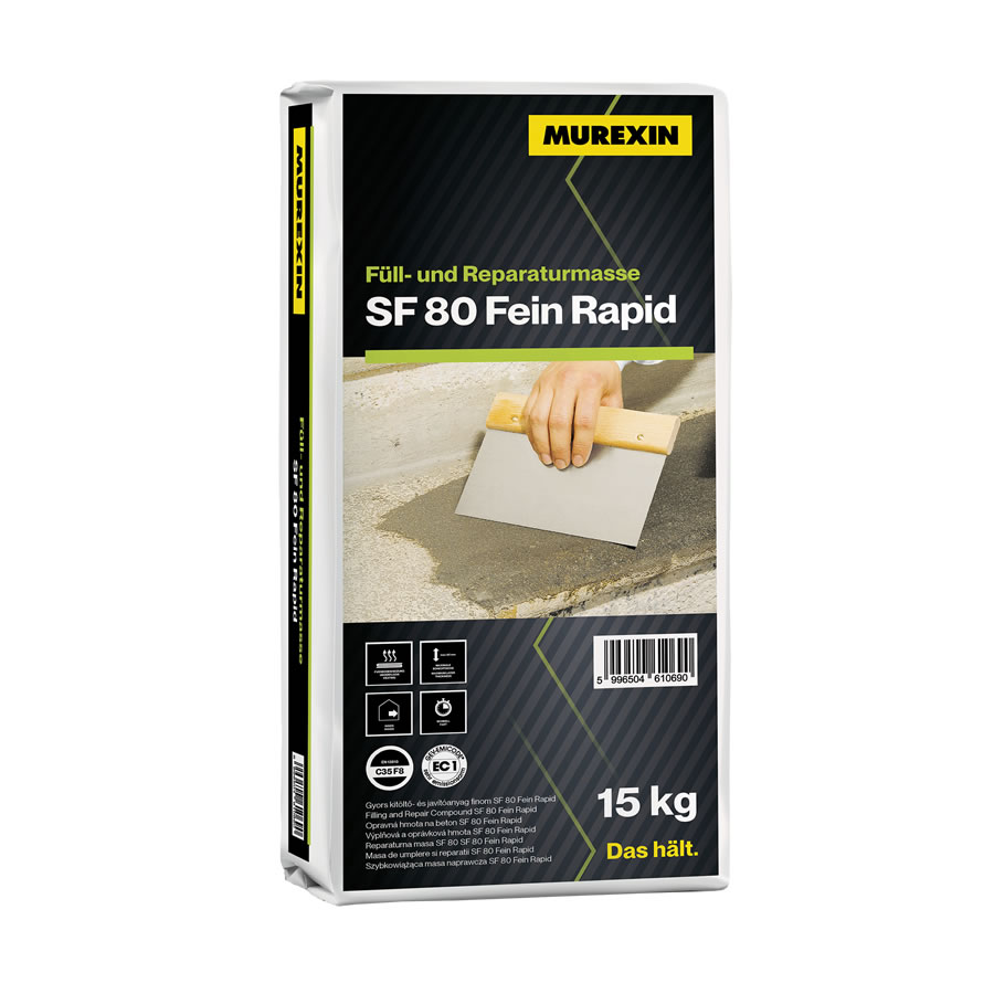Murexin SF 80 Fein Rapid Gyors kitöltő- és javítóanyag finom