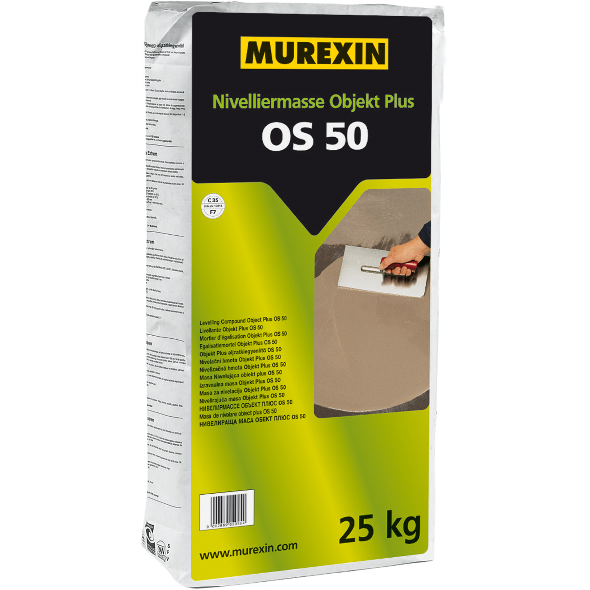 Murexin OS 50 Objekt Plus önterülő aljzatkiegyenlítő