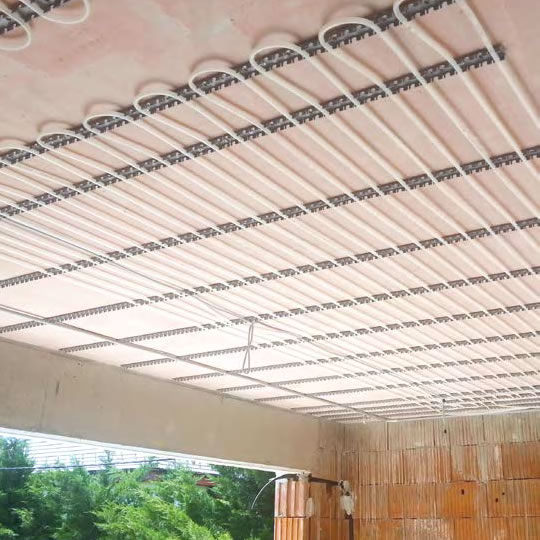 NGBS vakolatos fűtő-hűtő rendszer