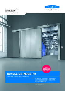 NovoSlide Industry tűzgátló tolókapu - részletes termékismertető
