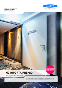 NovoPorta Premio vastag falcos acél ajtóelemek - részletes termékismertető
