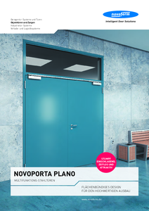 NovoPorta Plano falc nélküli acél ajtóelemek - részletes termékismertető
