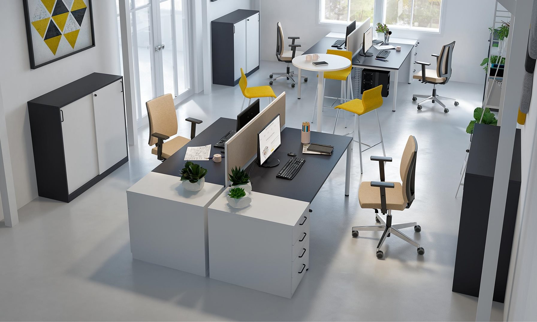 Nowy Styl Easy Space munkaasztalok
