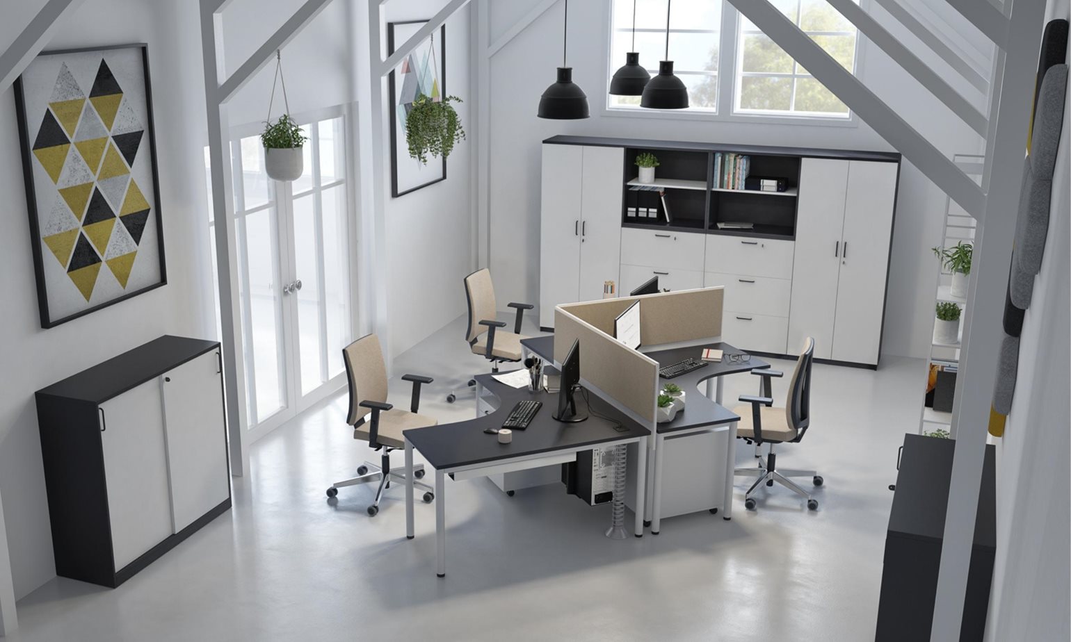Nowy Styl Easy Space munkaasztalok