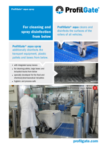 ProfilGate® i55 aqua spray tisztítórendszer - általános termékismertető
