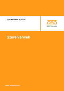 OBO Modul 45 kapcsoló- és csatlakozórendszerek - részletes termékismertető