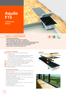 Aquilo F1S padlókonvektor ventilátorral - részletes termékismertető