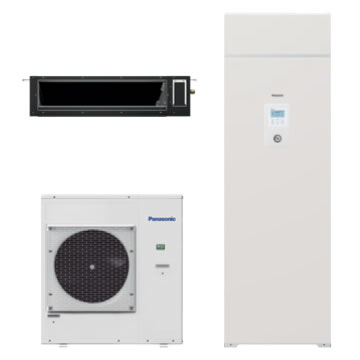Aquarea EcoFleX egyfázisú fütő és hűtő hőszivattyú (R32)
