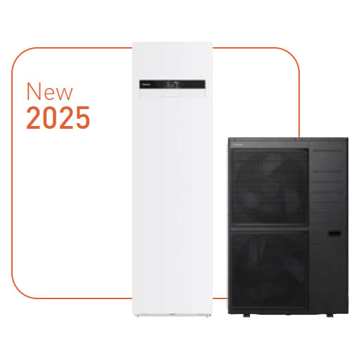 Aquarea L és K sorozatú High Performance All in One 260 literes, 1 és 3 fázisú ADC hőszivattyúk, R32