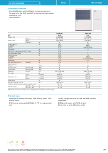 2 csöves hibrid GHP/EHP <br>
(General Catalogue 2023/2024, 293. oldal) - műszaki adatlap