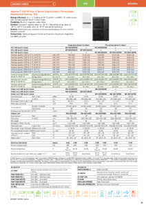 Aquarea K T-CAP Bi-bloc, 1 és 3 fázisú SXC hőszivattyúk, R32 <br>
(General Catalogue 2024/2025, 77. oldal) - műszaki adatlap