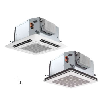 Panasonic kazettás fan-coil egységek hűtéssel és fűtéssel (AC és EC)