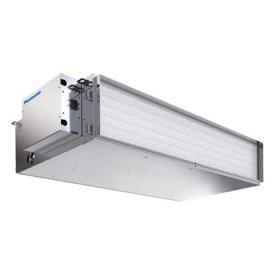 Panasonic magas statikus nyomású, légcsatornás fan-coil egységek (AC és EC)