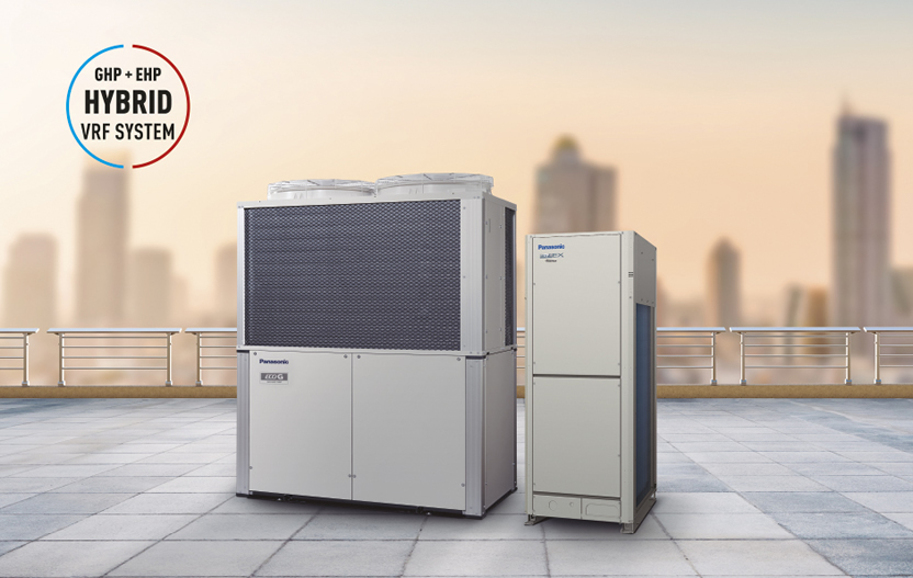 Panasonic GHP/EHP hibrid VRF rendszer